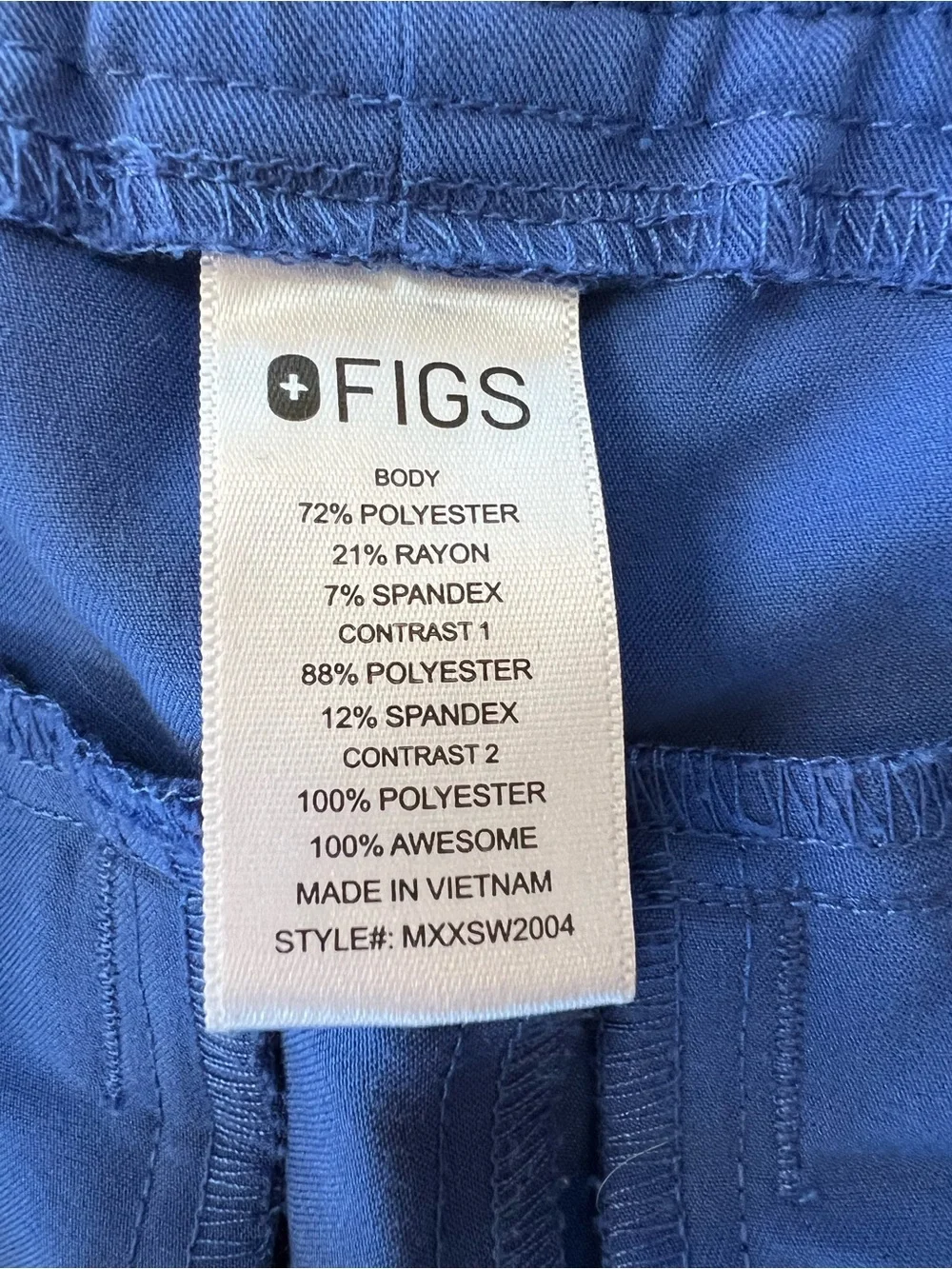 FIGS Men's Tansen Jogger Scrub Pants Limited Edition Denim Blue (PO #660), Small